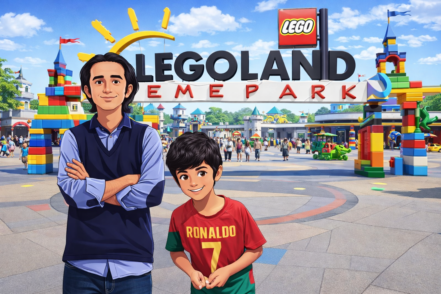 Yum exploring Legoland